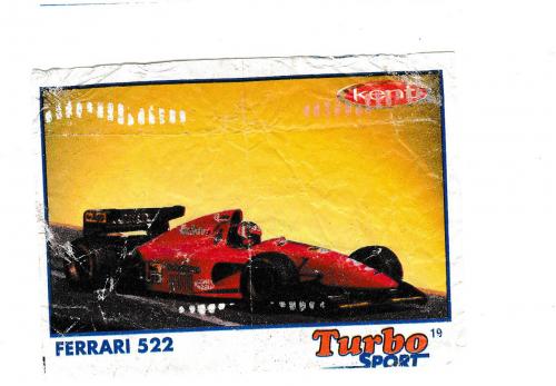 Вкладыш Turbo Sport 19 Ferrari
