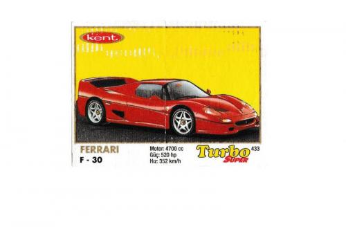 Вкладыш Turbo Super 433 Ferrari
