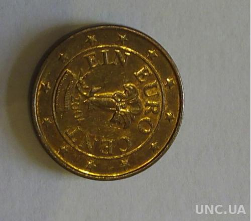 Австрия 1 евро цент 2004