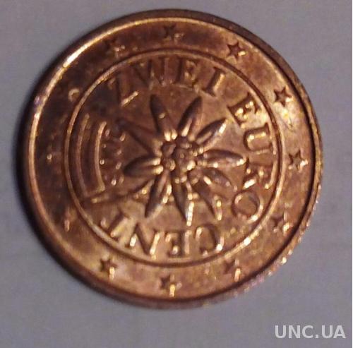 Австрия 2 евро цента 2003
