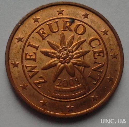 Австрия 2 евро цента 2008