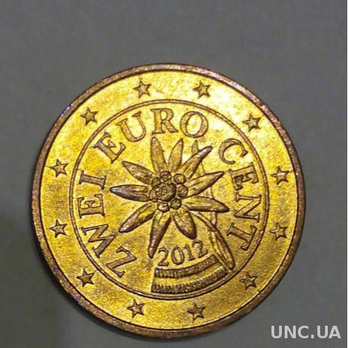 Австрия 2 евро цента 2012