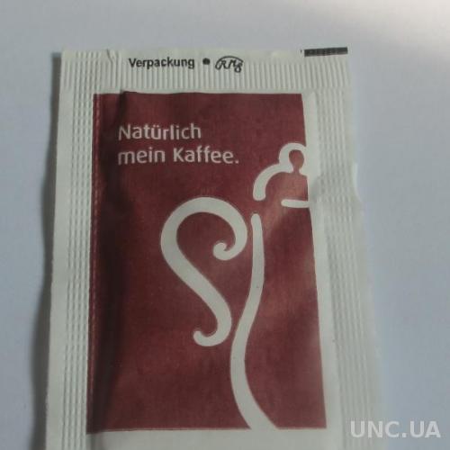 Австрия пакетик с сахаром