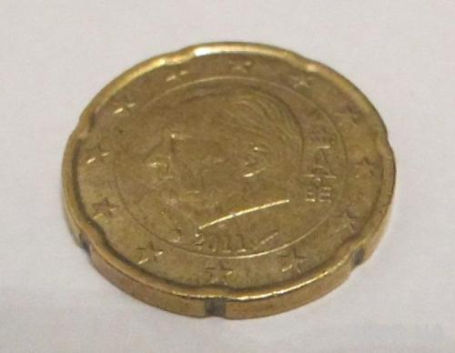 Бельгия 20 евро центов 2011