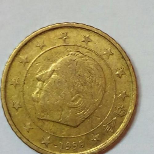 Бельгия 50 евро центов 1999