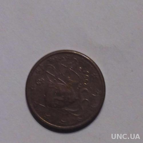Франция 1 евро цент 2005