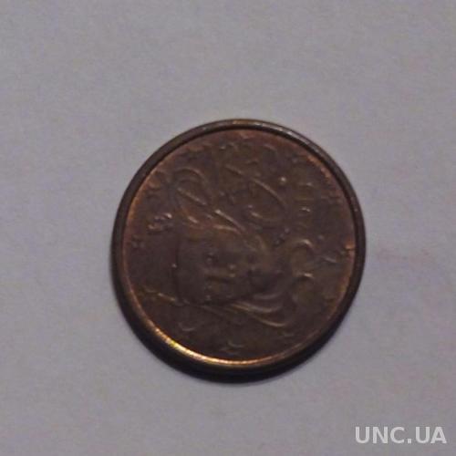 Франция 1 евро цент 2013