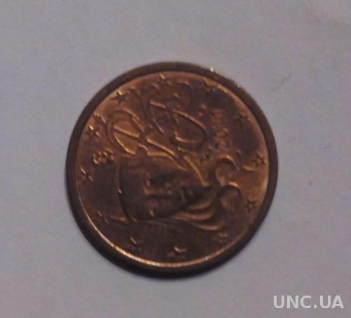 Франция 2 евро цента 2011