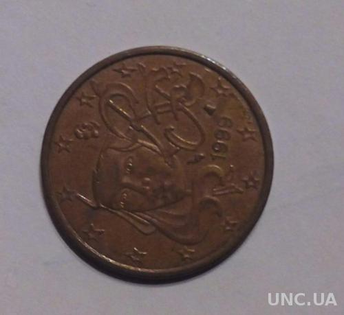 Франция 5 евро центов 1999