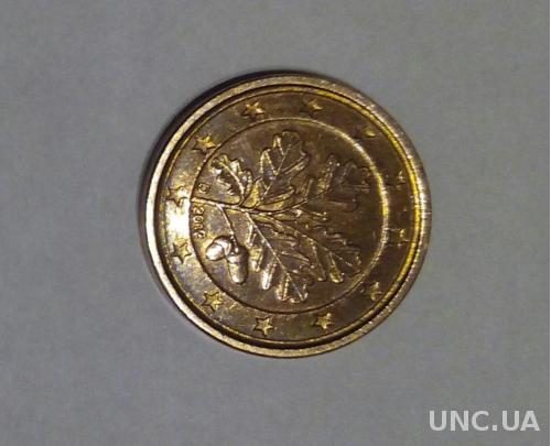 Германия 1 евро цент D 2012