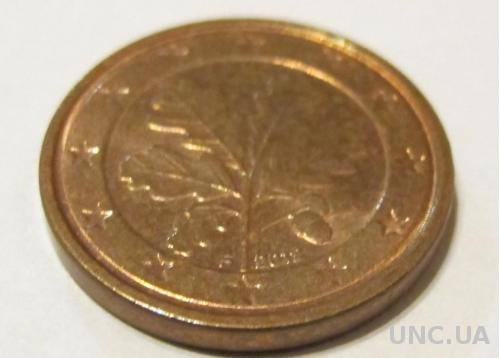 Германия 1 евро цент F 2012