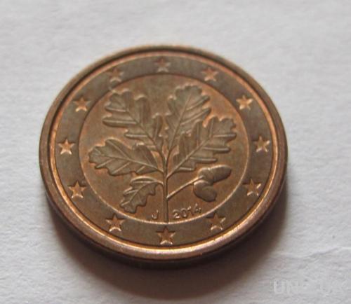 Германия 1 евро цент J 2014