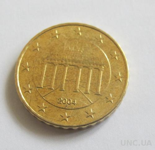 Германия 10 евро центов F 2004