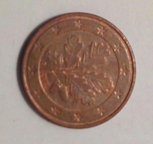 Германия 5 евро центов D 2002