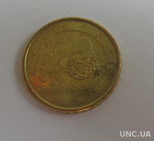 Испания 10 евро центов 2005