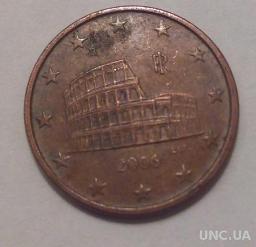Италия 5 евро центов 2006