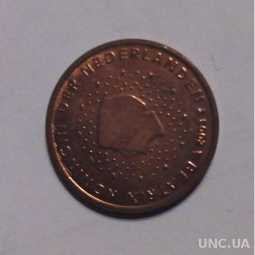 Нидерланды 2 евро цента 2003