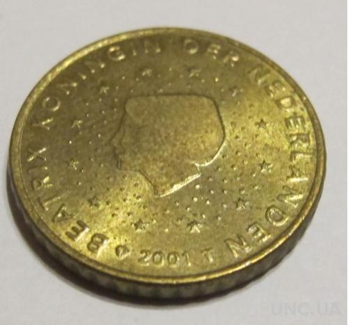 Нидерланды 50 евро центов 2001