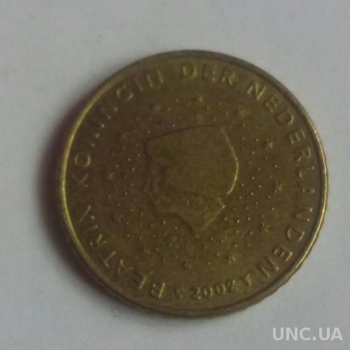 Нидерланды 50 евро центов 2002