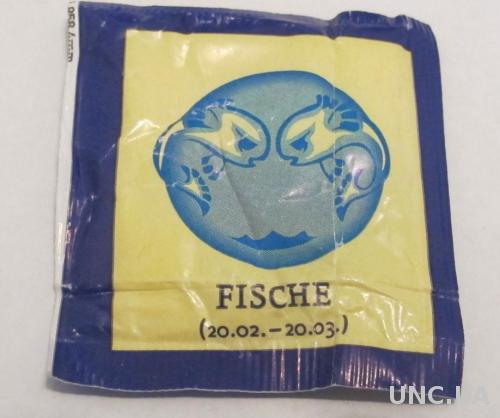 Пакетик с сахаром Австрия Знаки зодиака Рыбы