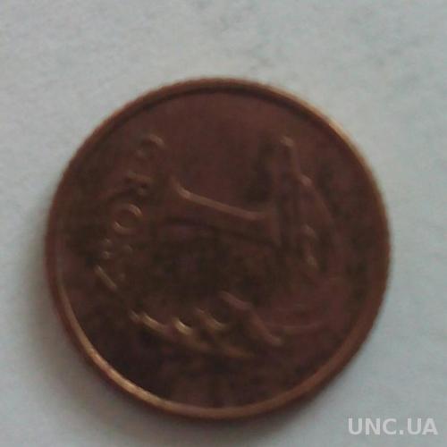 Польша 1 грош 2007 с 1 гривны