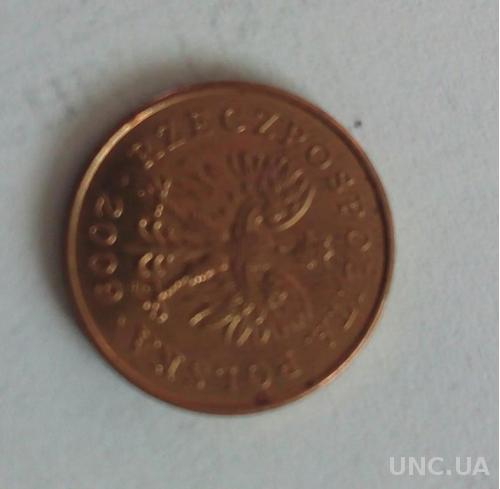 Польша 2 грош 2009 с 1 гривны