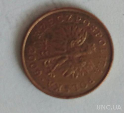 Польша 5 грош 2009 с 1 гривны