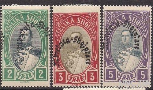 АЛБАНИЯ 1928 КОНЦОВКИ MH 34 ЕВРО