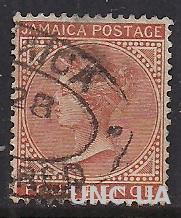 БРИТ. КОЛОНИИ JAMAICA 1883 30 евро