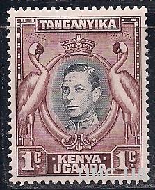 БРИТ. КОЛОНИИ KENIA UGANDA TANG. 1951 ФАУНА MVLH 4.5 ЕВРО