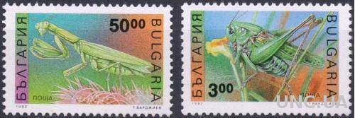 фауна Болгария-1992 стандарт, насекомые (кц 13е)