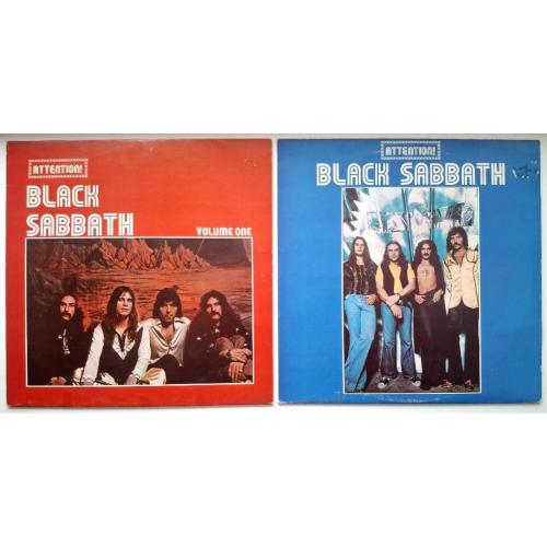Black Sabbath, Ozzy Osbourne - Attention! Vol-1, Vol-2 - 1970-74. (2LP). 12. Vinyl. Пластинки. UK.