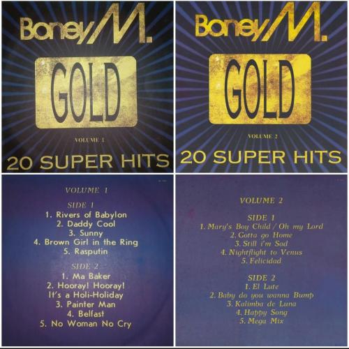 Boney M - Gold. 20 Super Hits - 1976-85. (2LP). 12. Vinyl. Пластинки