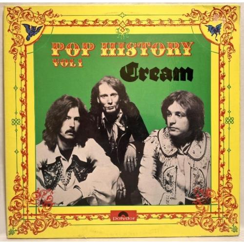 Cream, Eric Clapton - Pop History. Vol. 1 - 1966-69. (2LP). 12. Vinyl. Пластинки. Germany.