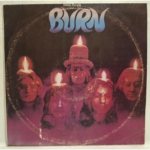 Deep Purple - Burn - 1974. (LP). 12. Vinyl. Пластинка. Santa Records. Rare.