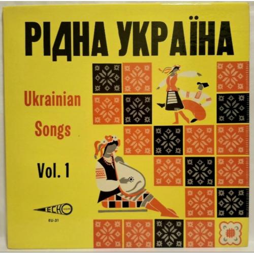 Державна Капела Бандуристів України - Рідна Україна - 1980. (LP). 12. Vinyl. Пластинка. USA. Rare.