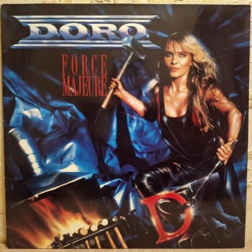 Doro EX Warlock - Force Majeure - 1989. (LP). 12. Vinyl. Пластинка. Germany.