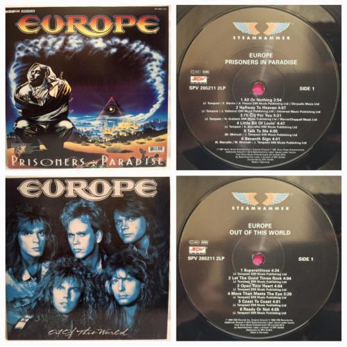 Europe - Prisoners In Paradise / Out Of This World - 1991, 1988 (2LP). 12. Vinyl. Пластинки. Germany
