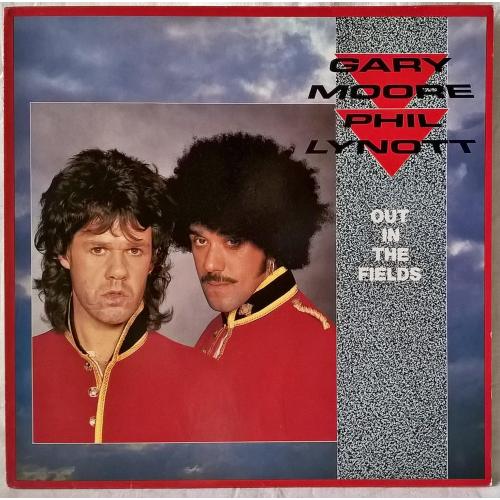 Gary Moore &amp; Phil Lynott - Out In The Fields - 1985. EP. 12. Vinyl. Пластинка. Germany. Оригинал