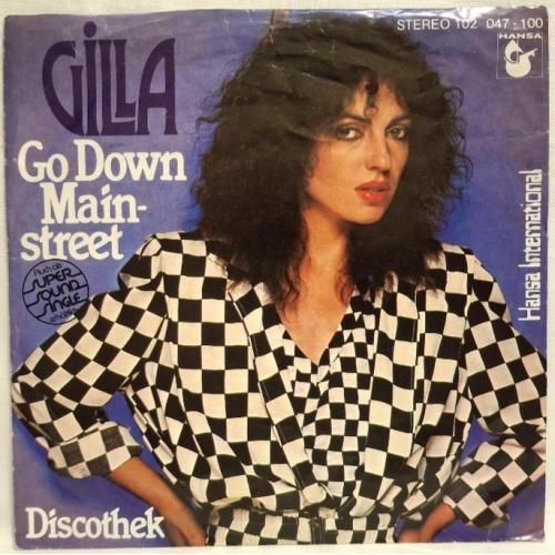 Gilla - Go Down Mainstreet / Discothek - 1980. (EP) 7. Vinyl. Пластинка. Germany.