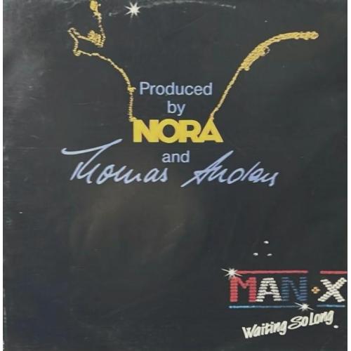 Man-X, Thomas &amp; Nora Anders - Waiting So Long - 1987. (EP). 12. Vinyl. Пластинка. Germany. Rare.