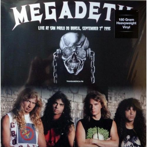 Megadeth - Live At San Paolo Do Brasil - 1995. (LP). 12. Vinyl. Пластинка. Europe. S/S.