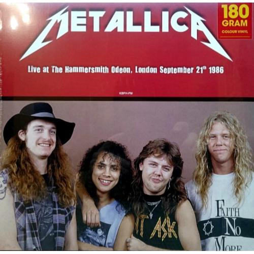 Metallica - Live At The Hammersmith Odeon London, September 21th - 1986. (LP). 12. Colour Vinyl.