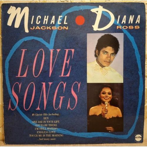 Michael Jackson And Diana Ross - Love Songs - 1970-84. (LP). 12. Vinyl. Пластинка. UK &amp; Ireland. Rar