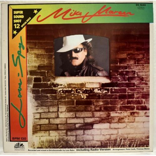 Mike Mareen - Love Spy - 1986. (EP). 12. Vinyl. Пластинка. Germany.