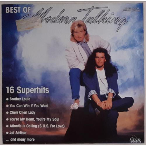 Modern Talking - Best Of. 16 Superhits - 1985-87. (LP). 12. Vinyl. Пластинка. Germany.