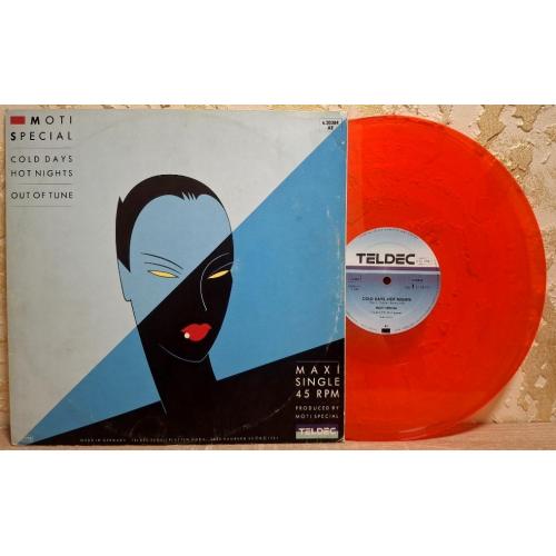 Moti Special - Cold Days Hot Nights - 1984. (EP). 12. Coloured Vinyl. Пластинка. Germany.