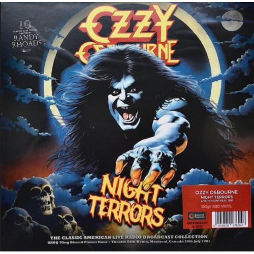 Ozzy Osbourne EX Black Sabbath - Night Terrors. Live In Canada - 1981. (LP). 12. Coloured Vinyl.