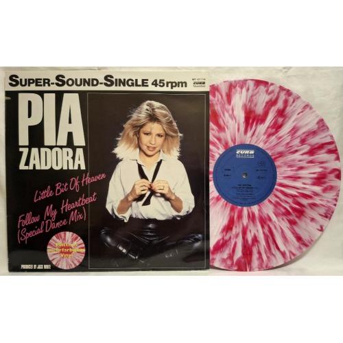 Pia Zadora - Little Bit Of Heaven - 1985. (EP). 12. Coloured Vinyl. Пластинка. Germany