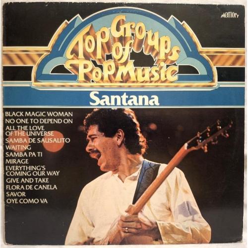 Santana - Top Groups Of Pop Music - 1969-75. (LP). 12. Vinyl. Пластинка. Germany.
